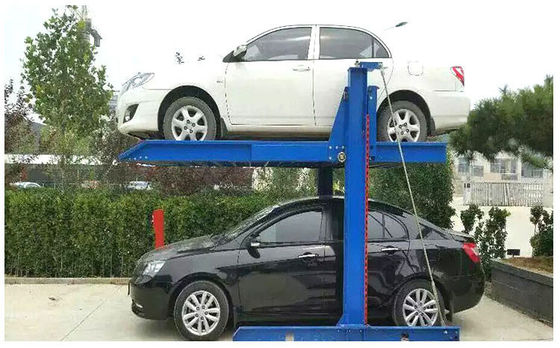 Do sistema independente do estacionamento do carro da movimentação da corda elevador de dois níveis da garagem de 2 cargos